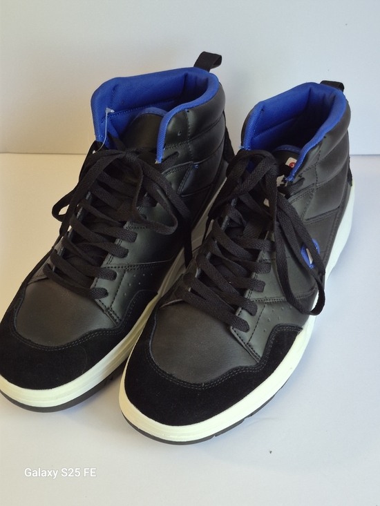 Black High-Top Sneakers Other - Black High-Top Sneakers- with Black and White Accent Soles